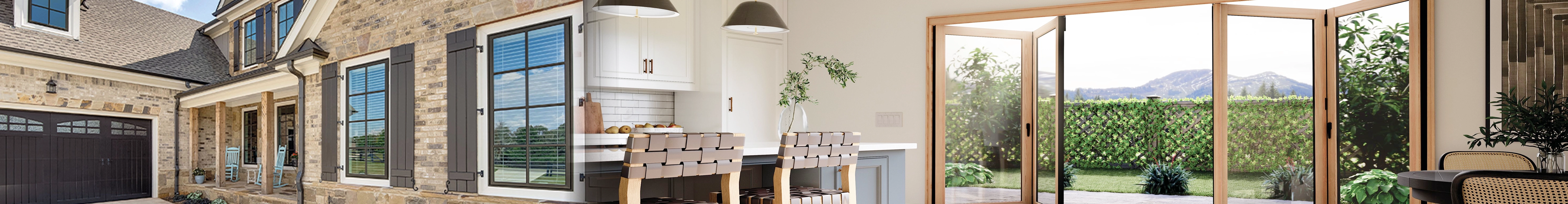 Banner image showing homes with doors and windows from Signature Window and Door Replacement